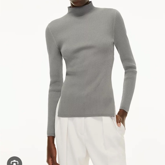 Aritzia Ambrosia top long sleeve Black Size Small - Picture 2 of 4